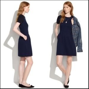 MADEWELL Colorblock Gallerist Navy Ponte